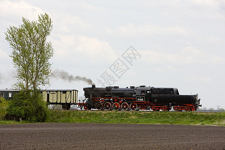 蒸汽列车荷兰文丹火车景点铁路外观运输旅行旅客交通工具市政图片