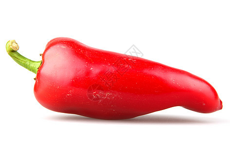 白色背景的红辣椒损失饮食食物膳食烹饪红色网络胡椒营养减肥图片