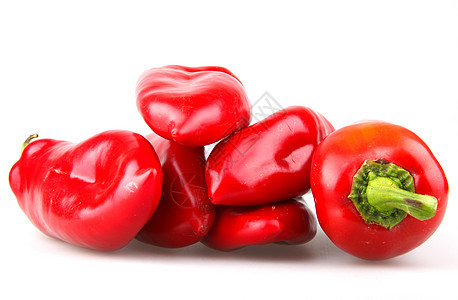 白色背景的红辣椒减肥损失胡椒食物网络体重饮食重量营养辣椒图片