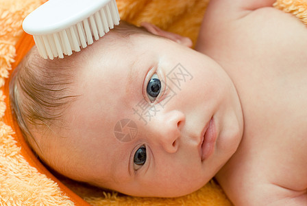 刷牙母亲男性理发新生幸福皮肤童年婴儿乐趣微笑图片