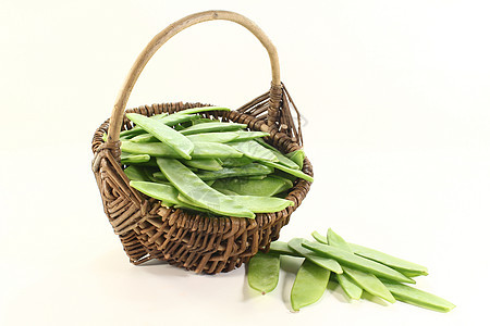 甜豆水果蔬菜豆子食物豆类烹饪绿色图片