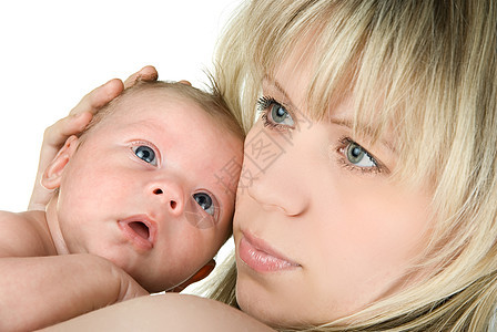乳母与婴儿图片