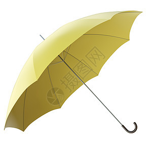 黄伞式插图白色黄色天气庇护所阳伞图片