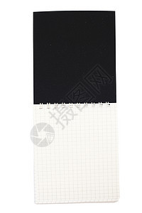 开放笔记本笔记写作平方教育螺旋黑色草图日记空白商业图片