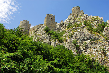 Golubac在塞尔维亚的堡垒图片
