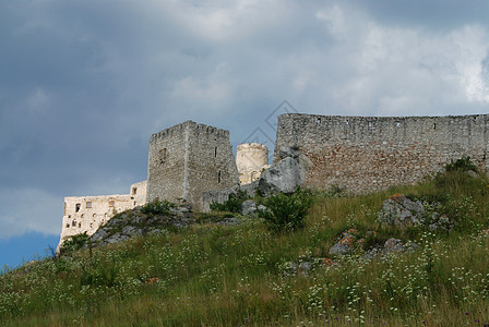 斯皮斯基城堡防御建筑建筑学堡垒爬坡新星太阳历史工事墙壁图片