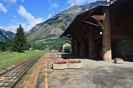 旧阿尔卑斯山铁路站图片