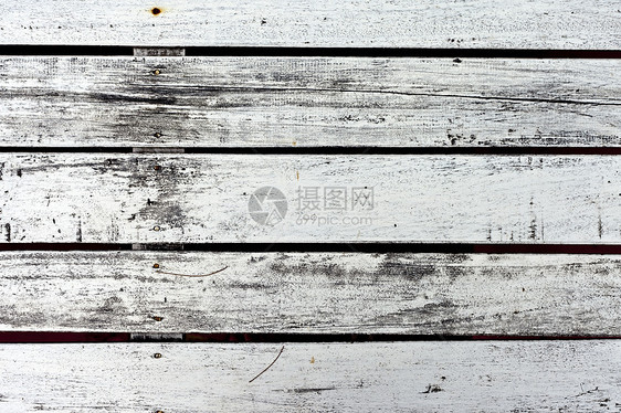 天气湿白木栅栏条纹木地板木材木头材料桌子地面控制板风化图片
