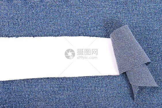 Jeans 边界牛仔布帆布裤子蓝色空白织物标签棉布靛青贴纸图片