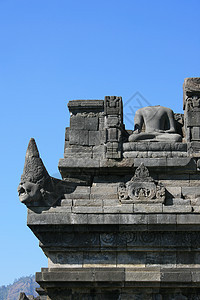 印度尼西亚博罗布杜尔佛教徒石头文化世界宽慰旅行雕刻精神建筑学风格图片