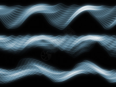 音响松声波流动蓝绿色音乐示波器墙纸海浪溪流正弦波技术图片