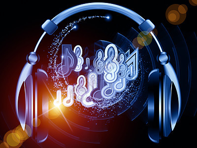 音乐声音娱乐墙纸活力耳机射线笔记歌曲蓝色图片