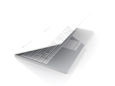 膝上型键盘笔记本薄膜机动性硬件电脑白色监视器晶体管技术图片