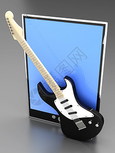 音乐平板电脑商业细绳岩石展示插图工具工作药片监视器电话图片