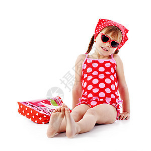 暑期儿童头巾乐趣假期眼镜衣服快乐育儿婴儿工作室女孩图片