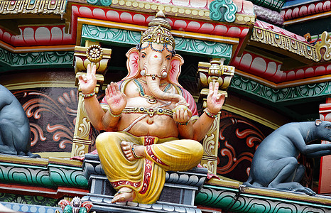 Hhindu 寺庙雕像女神旅行上帝建筑学祷告遗产建筑纪念碑游客雕刻图片