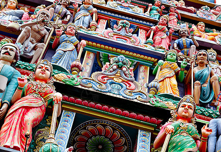 Hhindu 寺庙雕像偶像旅行雕刻遗产建筑入口女神地标艺术雕塑图片
