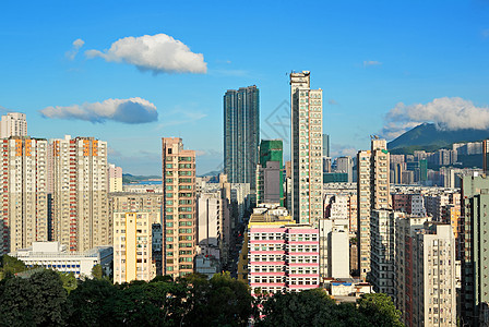 香港拥挤的大楼生活地板建筑学住宅摩天大楼百叶窗多层窗户财产窗帘图片