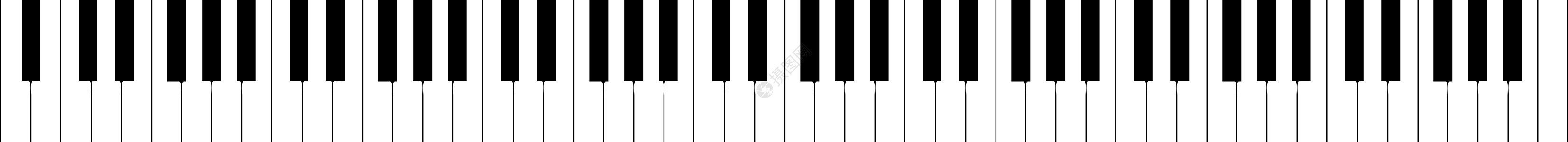 钢琴键盘环形图片