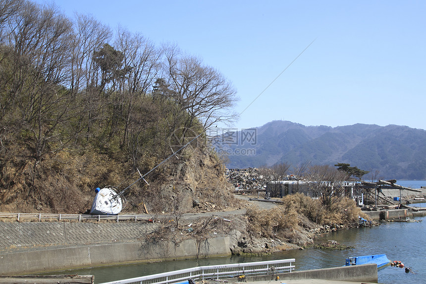 东日本大地震事件海啸力量悲哀碰撞损害灾难图片