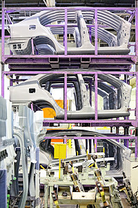 汽车厂的备件金属工厂商品储存植物仓库工业制造业贮存机械图片