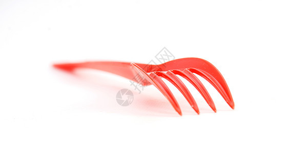 红色塑料红纸叉服务工具餐厅盘子白色小酒馆银器刀具用餐环境图片