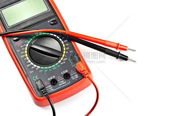 电子测量设备Name工程师展示电压表电缆测试员金属计量屏幕乐器探测图片