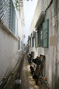 香港村小巷图片