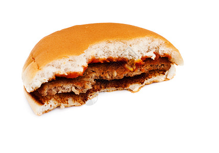 Bitten三明治小吃牛扒炙烤面包照片油炸营养食物包子馒头图片