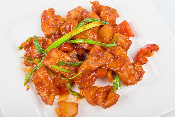 肉和蔬菜用餐绿色紫色午餐洋葱饮食美食食物油炸餐厅图片