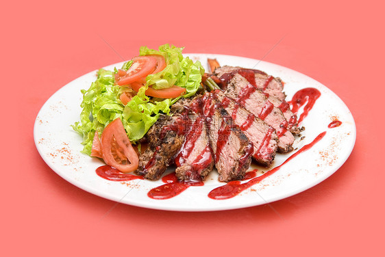 肉饮食午餐餐厅洋葱紫色烹饪油炸胡椒蔬菜食物图片