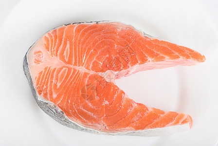 鲑鱼鱼片牛扒食物美食红色营养餐厅红鱼宏观橙子图片