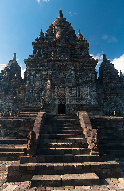 印度尼西亚爪哇普兰巴南寺庙城堡风景历史文化建筑学建筑废墟国家宗教热带图片