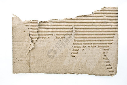 纸板部分边缘纸盒框架包装盒子棕色回收卡片空白纤维图片