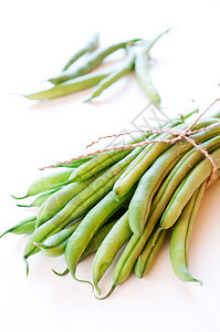 白色背景的绿豆烹饪蔬菜生产花园纤维细绳豆类来源团体美食图片