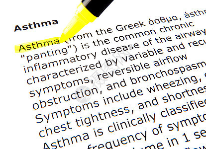 哮喘打字稿教育黄色手册教科书训练文档字典宏观水平图片