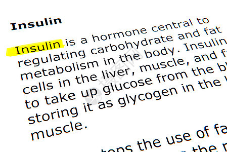 胰岛素黄色智慧水平训练毛毡荧光笔字典学习打字稿文档图片