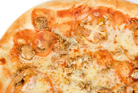 披萨比萨脆皮小吃蔬菜用餐香肠洋葱胡椒面团圆圈食物图片