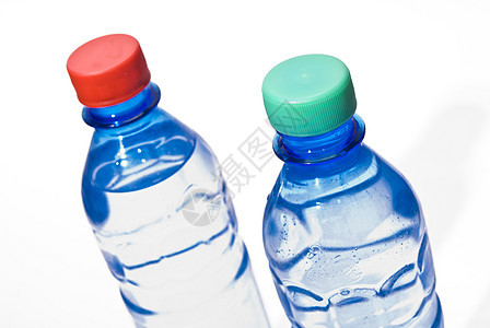 瓶装水液体绿色塑料瓶子健康蓝色矿物节食图片