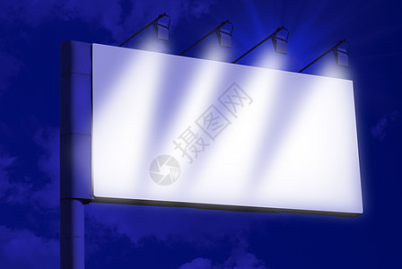 广告牌框架木板促销路标城市大板天空营销帆布横幅图片