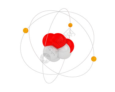 原子轨道物理质子白色科学粒子电子背景图片