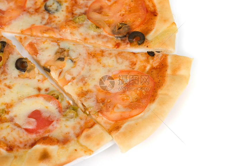 玛加派披萨餐厅小吃糕点脆皮蔬菜面团美食营养胡椒午餐图片