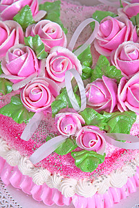 结婚蛋糕玫瑰象牙糕点幸福花瓣庆典沙漠甜点花朵婚姻图片