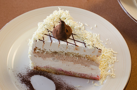 美味蛋糕牛奶烹饪水果巧克力餐厅奢华甜点奶油茶点盘子图片