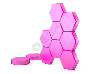 粉色抽象单元格图片