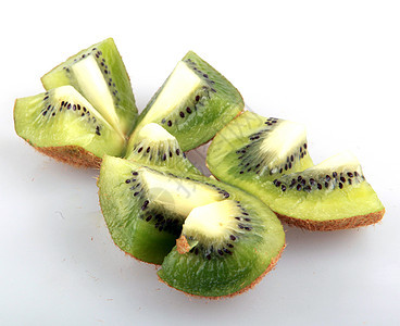 Kiwi 水果小吃情调热带饮食种子异国食物果汁奇异果宏观图片