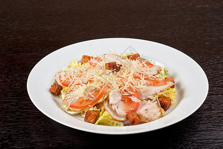 鸡肉肉肉排沙拉小吃海洋青菜鳟鱼面包鱼片桌子蔬菜海鲜树叶图片