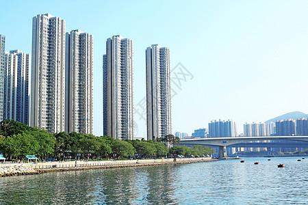 香港现代建筑基础设施摩天大楼天空住房财产住宅不动产房子窗帘多层图片