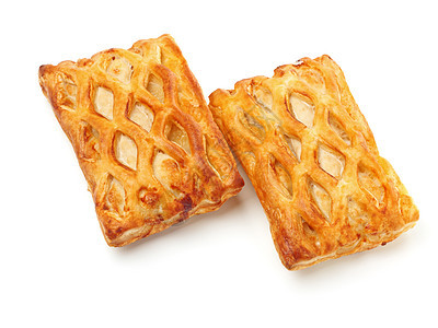 两个新鲜馅饼甜点食物零食包子油炸饼干馒头餐巾面包食品图片