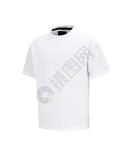 白色背景上的 t 衬衫袖子样本汗衫服饰衣柜环状小路纺织品销售织物图片